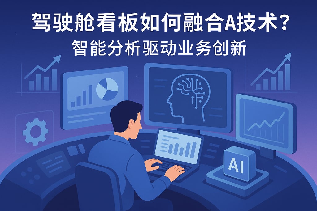 驾驶舱看板如何融合AI技术？智能分析驱动业务创新