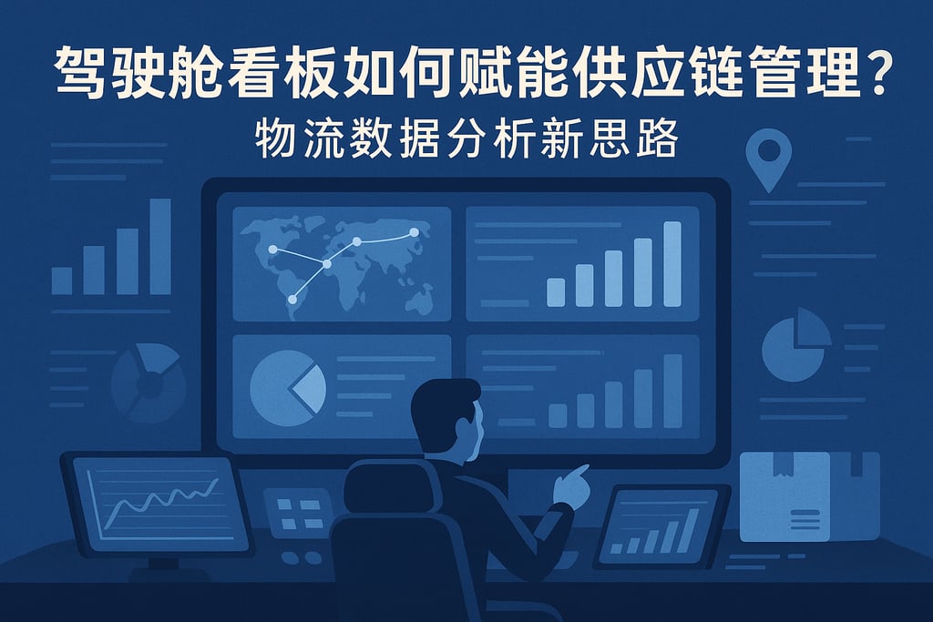 驾驶舱看板如何赋能供应链管理？物流数据分析新思路