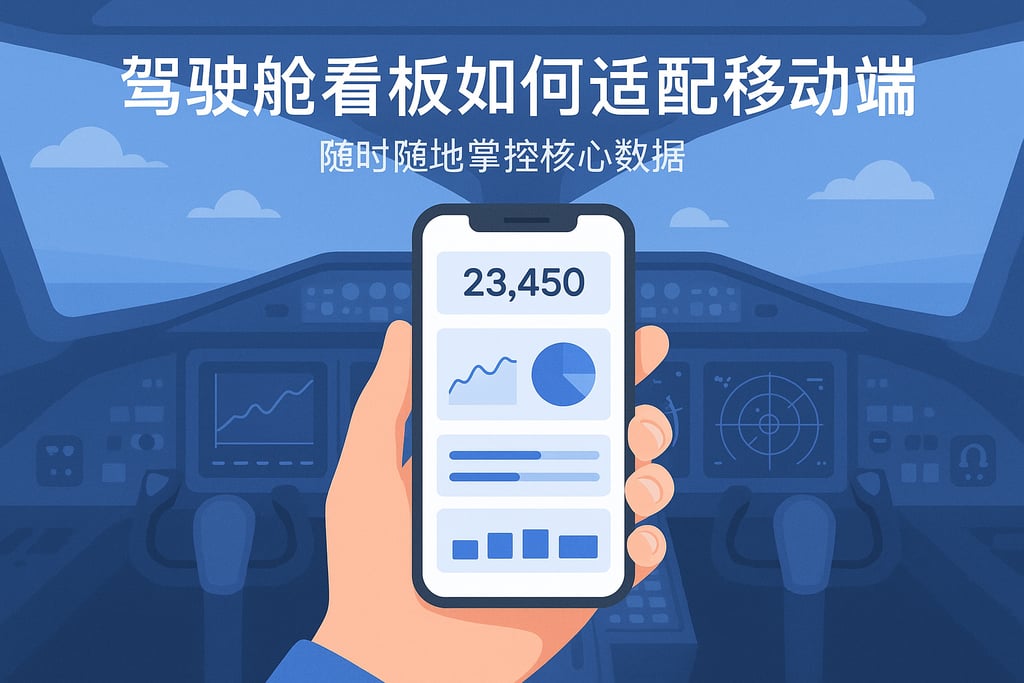 驾驶舱看板如何适配移动端？随时随地掌控核心数据