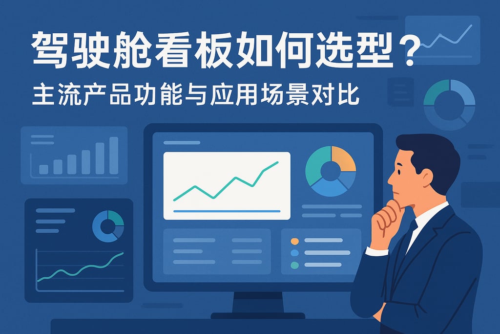 驾驶舱看板如何选型？主流产品功能与应用场景对比