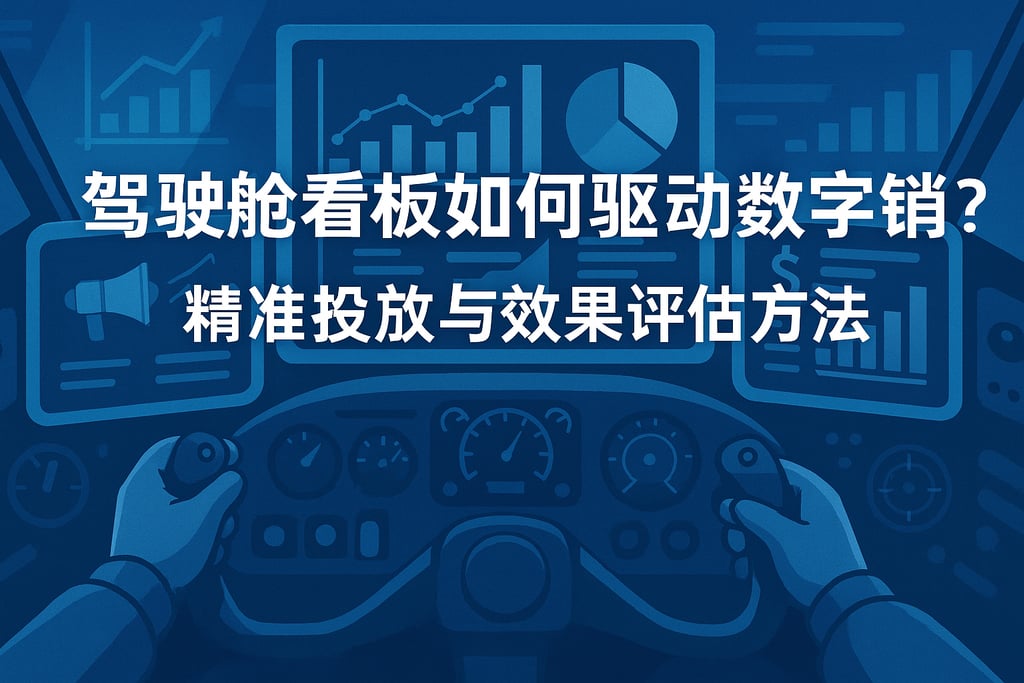 驾驶舱看板如何驱动数字营销？精准投放与效果评估方法