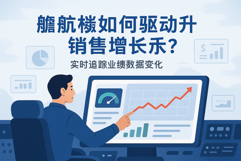 驾驶舱看板如何驱动销售增长？实时跟踪业绩数据变化