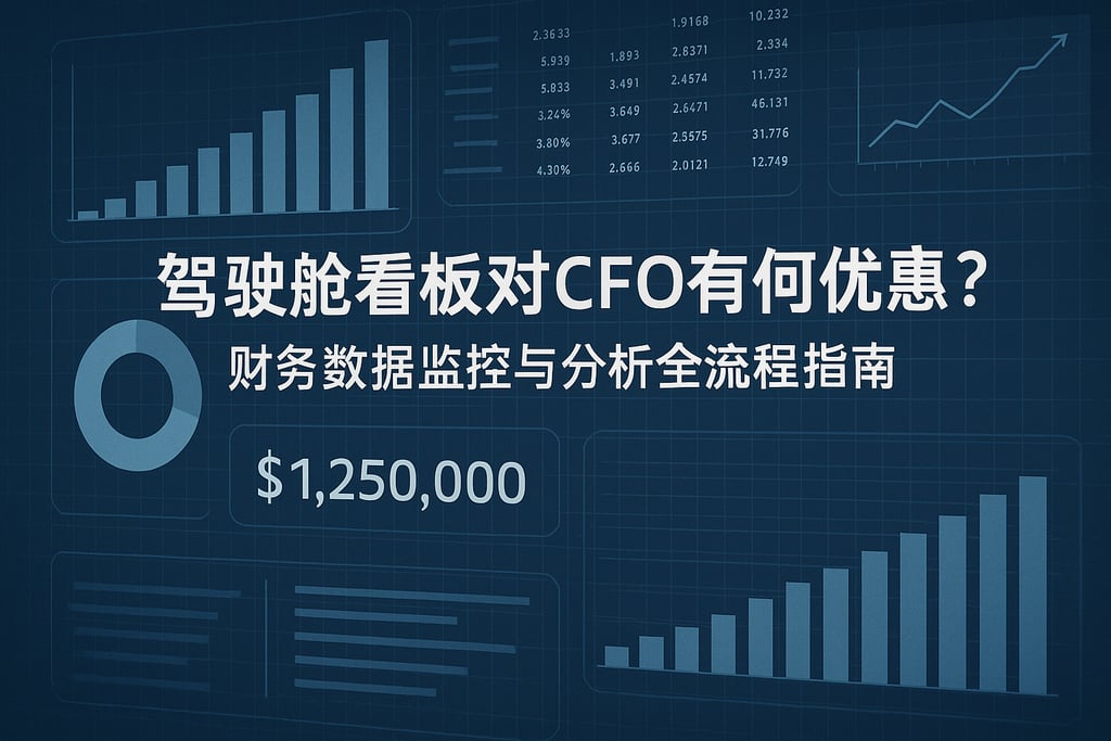 驾驶舱看板对CFO有何优势？财务数据监控与分析全流程指南