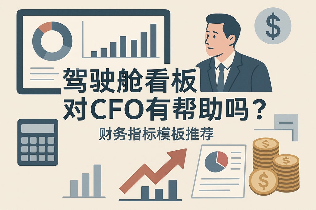 驾驶舱看板对CFO有帮助吗？财务指标模板推荐