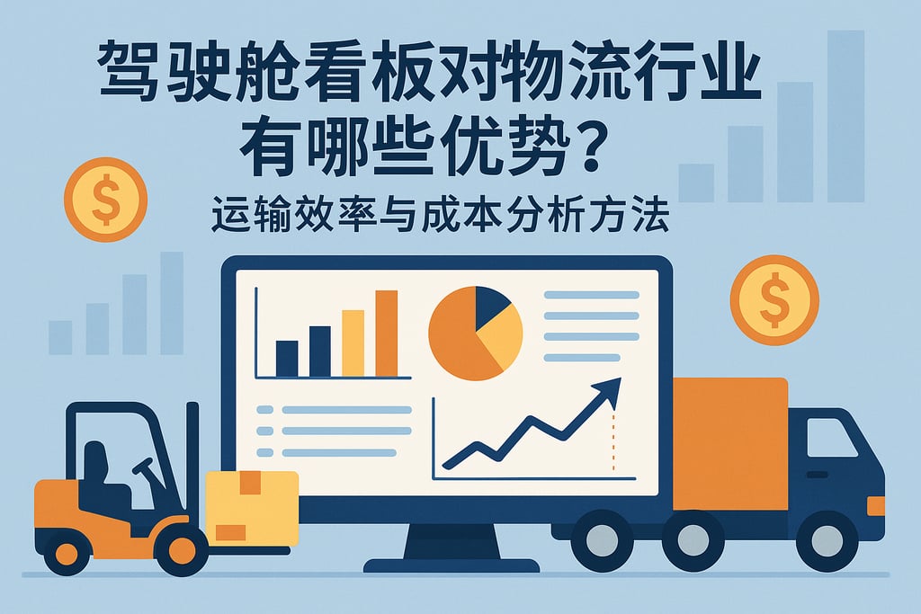 驾驶舱看板对物流行业有哪些优势？运输效率与成本分析方法