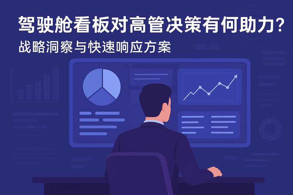 驾驶舱看板对高管决策有何助力？战略洞察与快速响应方案
