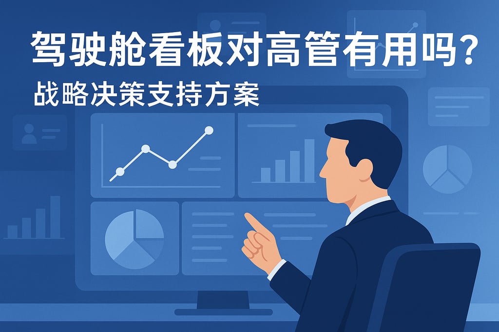 驾驶舱看板对高管有用吗？战略决策支持方案