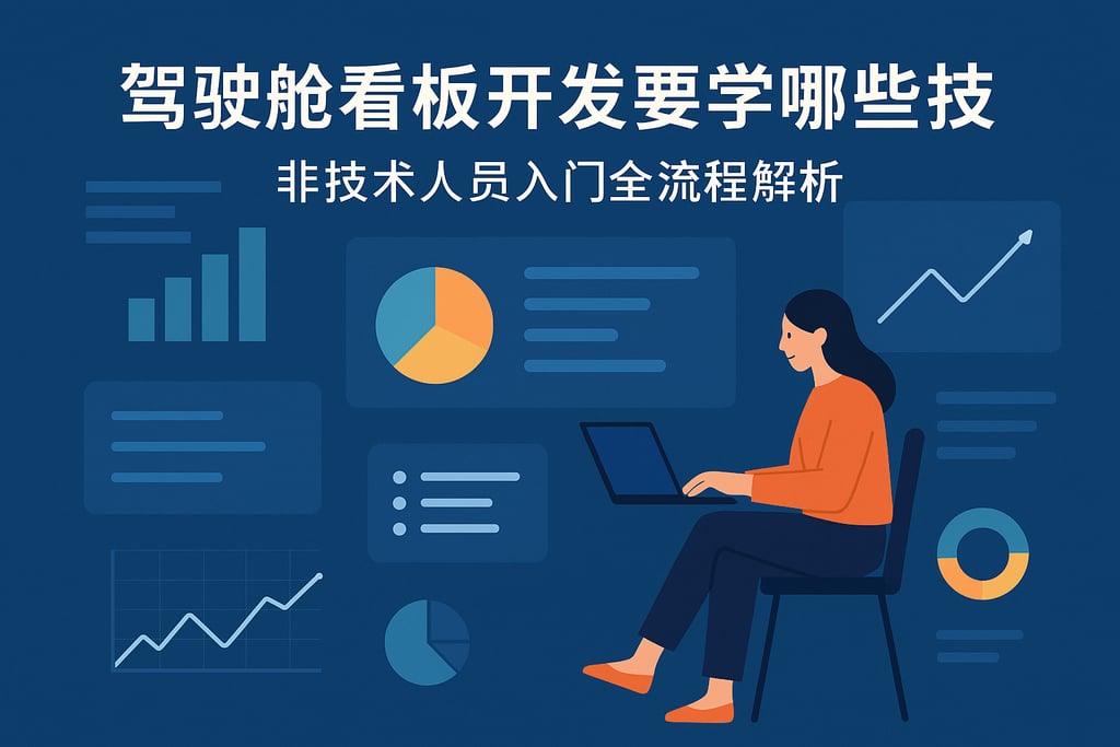 驾驶舱看板开发要学哪些技能？非技术人员入门全流程解析