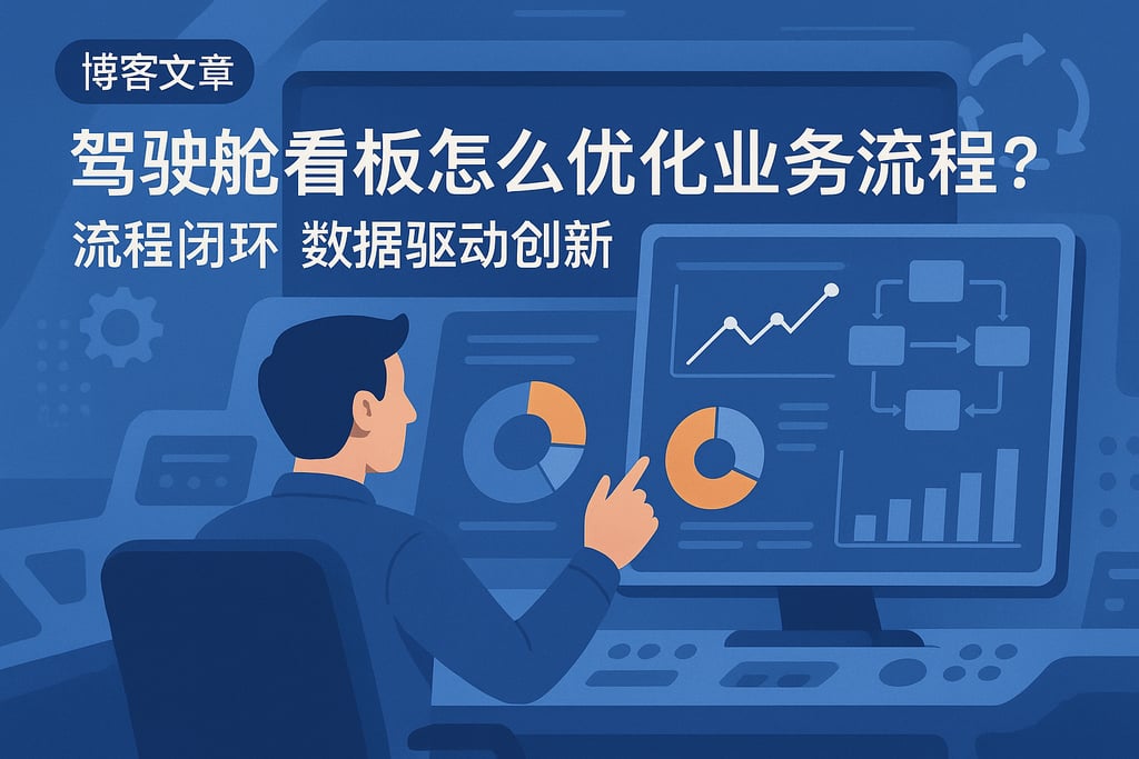 驾驶舱看板怎么优化业务流程？流程闭环数据驱动创新