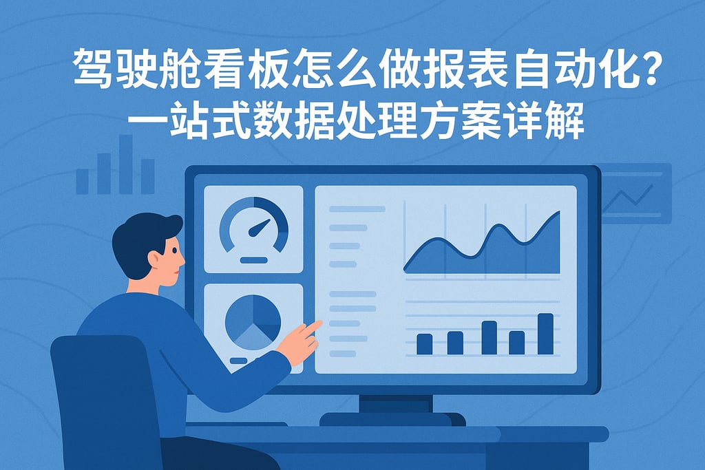 驾驶舱看板怎么做报表自动化？一站式数据处理方案详解