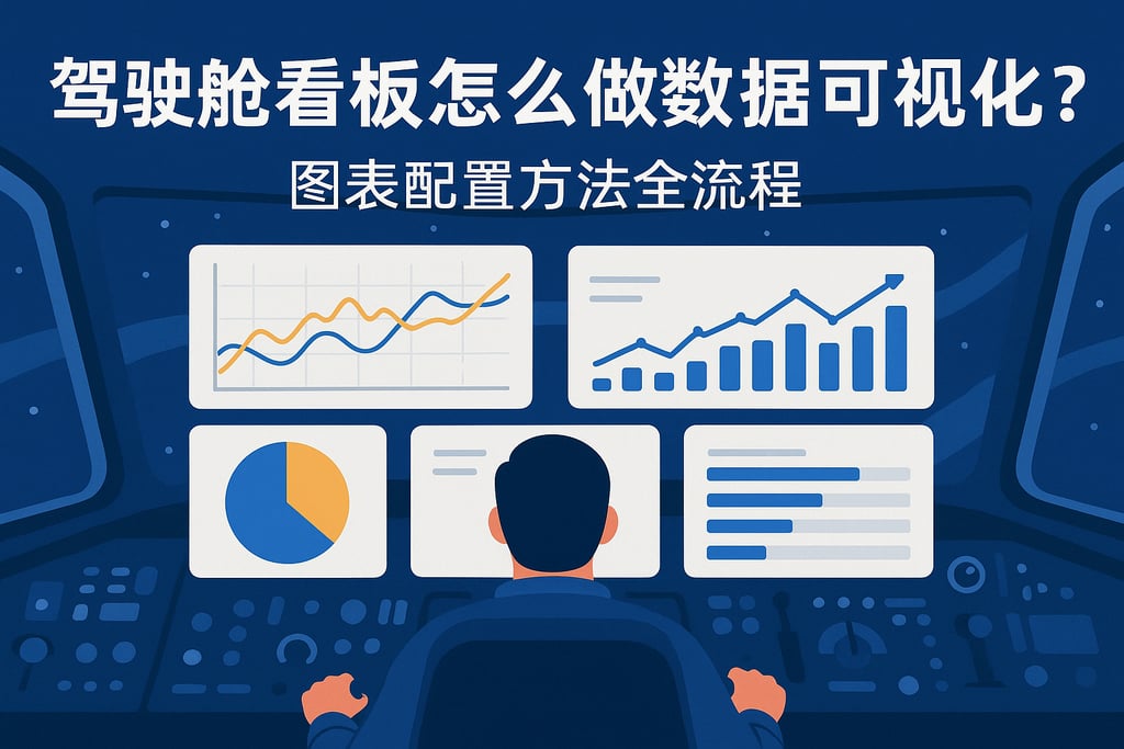 驾驶舱看板怎么做数据可视化？图表配置方法全流程