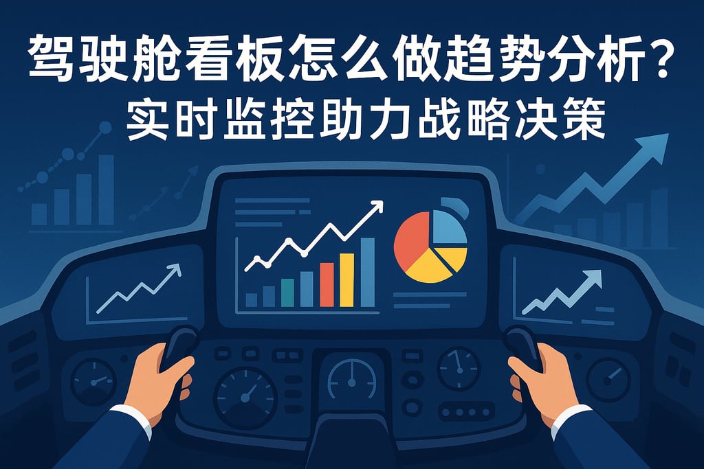 驾驶舱看板怎么做趋势分析？实时监控助力战略决策