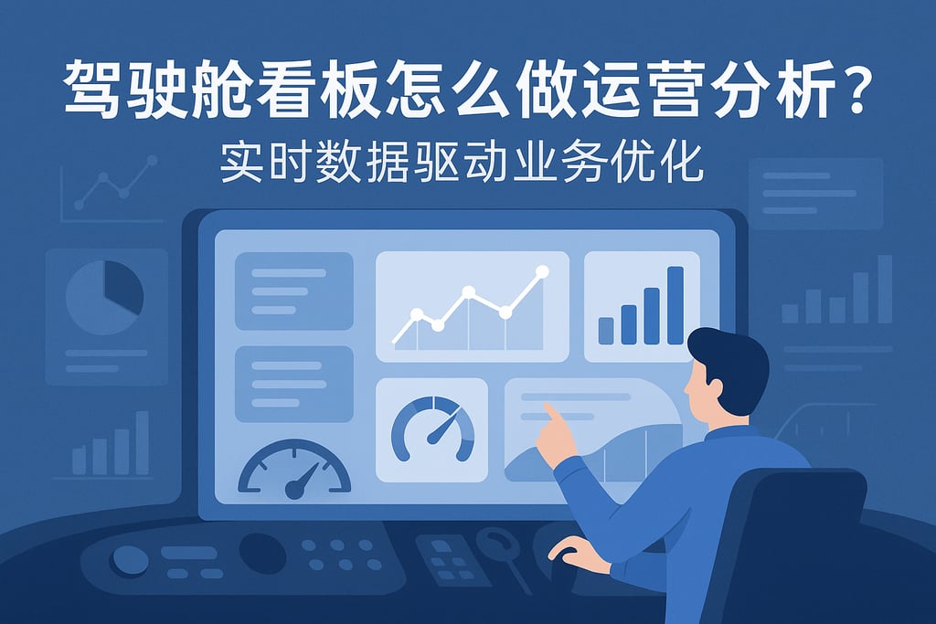 驾驶舱看板怎么做运营分析？实时数据驱动业务优化