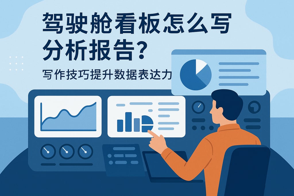 驾驶舱看板怎么写分析报告？写作技巧提升数据表达力