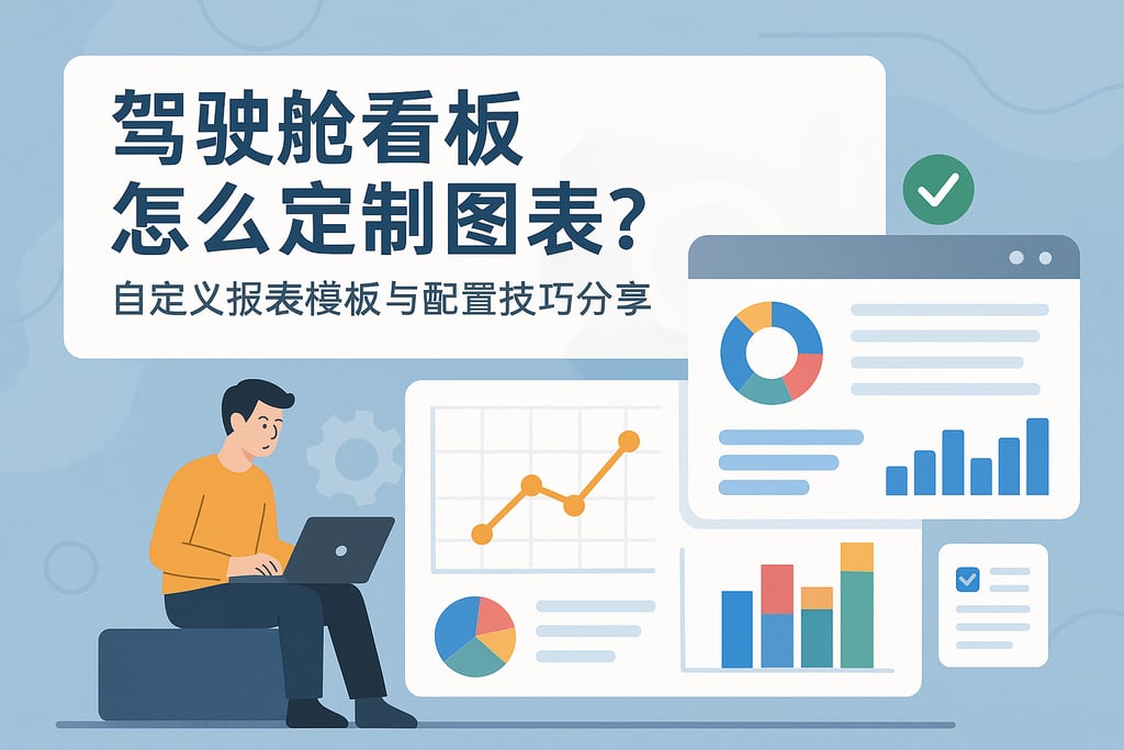 驾驶舱看板怎么定制图表？自定义报表模板与配置技巧分享