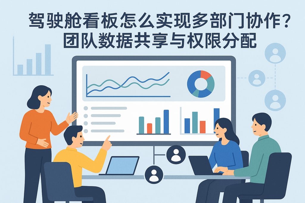驾驶舱看板怎么实现多部门协作？团队数据共享与权限分配