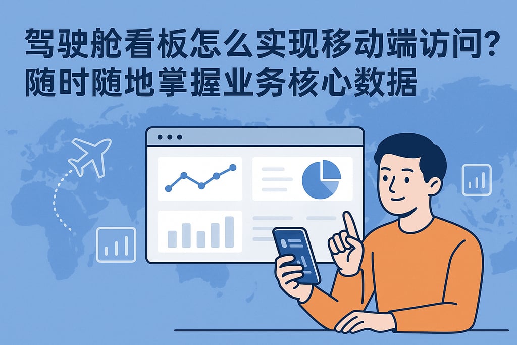 驾驶舱看板怎么实现移动端访问？随时随地掌握业务核心数据