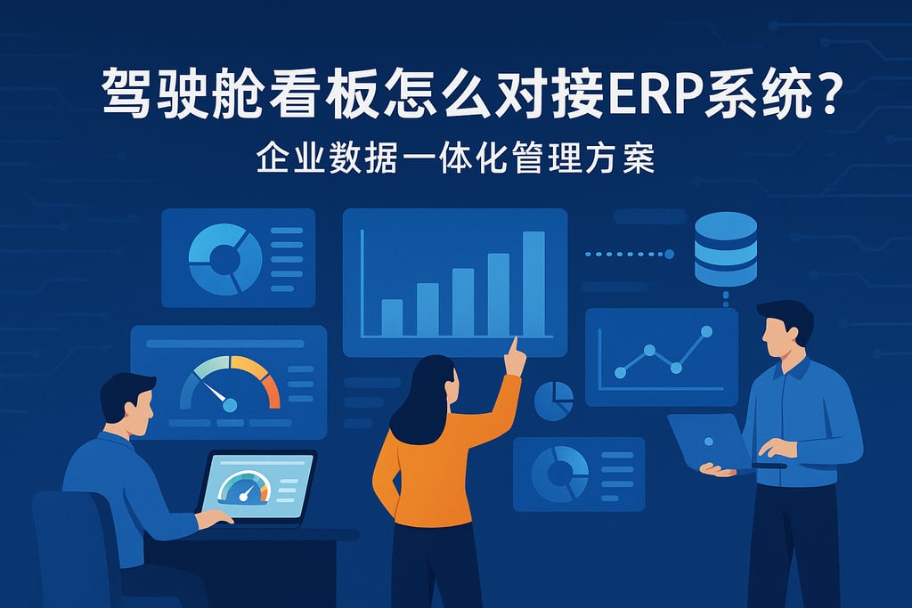 驾驶舱看板怎么对接ERP系统？企业数据一体化管理方案