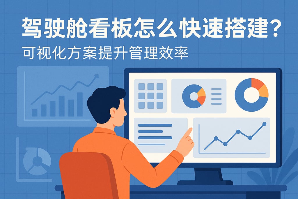 驾驶舱看板怎么快速搭建？可视化方案提升管理效率
