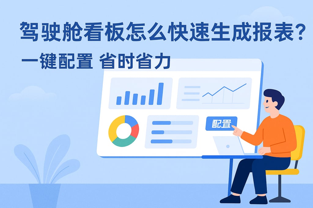 驾驶舱看板怎么快速生成报表？一键配置省时省力