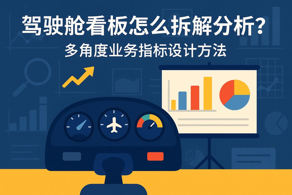 驾驶舱看板怎么拆解分析维度？多角度业务指标设计方法