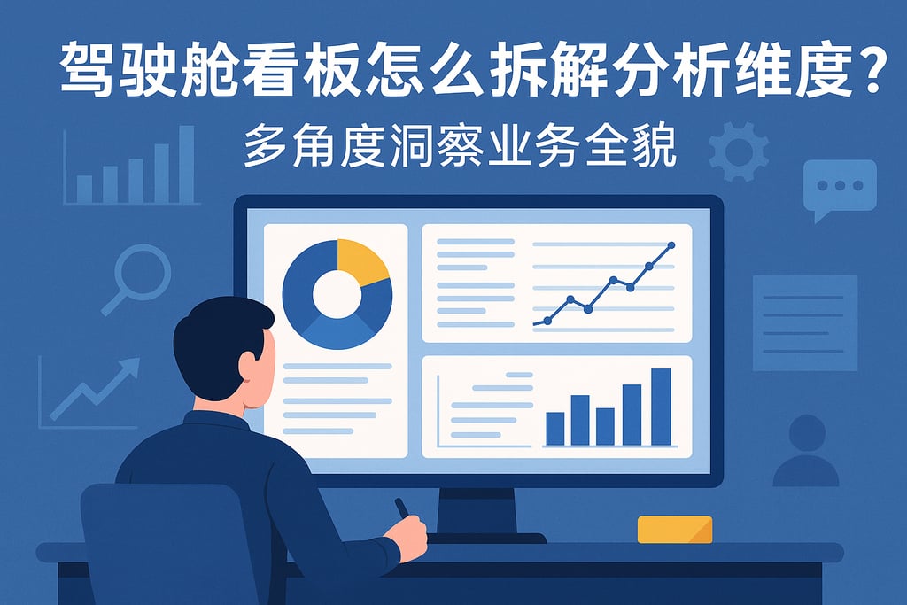 驾驶舱看板怎么拆解分析维度？多角度洞察业务全貌