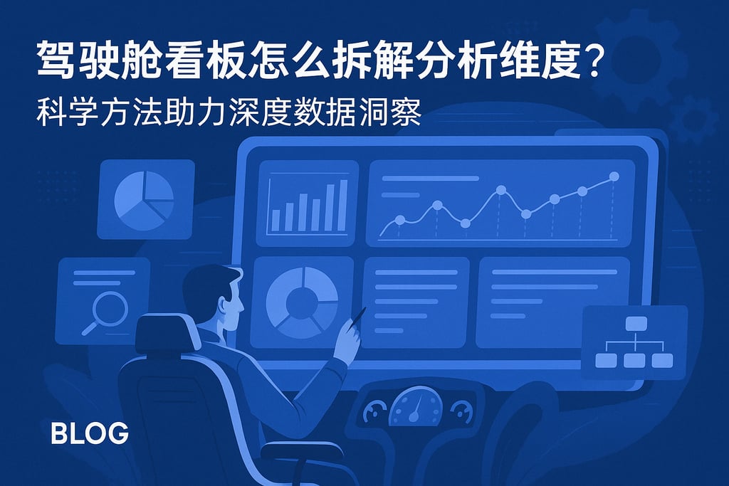 驾驶舱看板怎么拆解分析维度？科学方法助力深度数据洞察