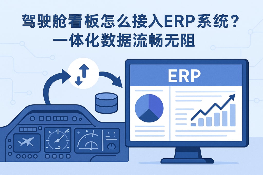 驾驶舱看板怎么接入ERP系统？一体化数据流畅无阻