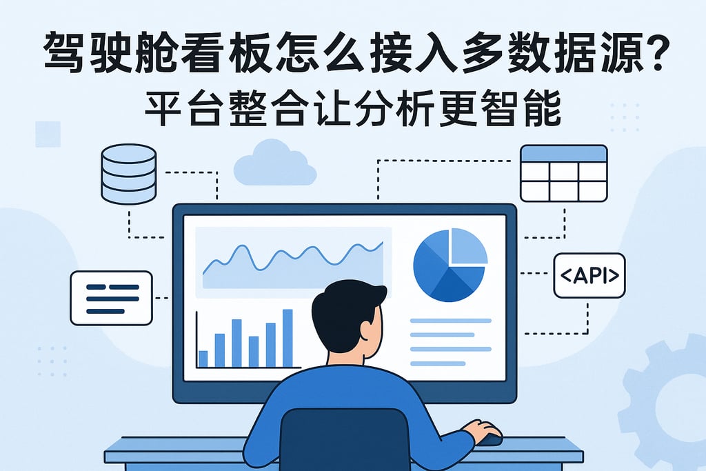 驾驶舱看板怎么接入多数据源？平台整合让分析更智能
