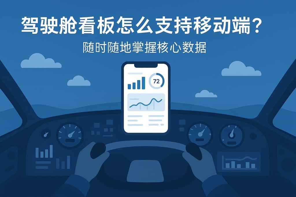 驾驶舱看板怎么支持移动端？随时随地掌握核心数据