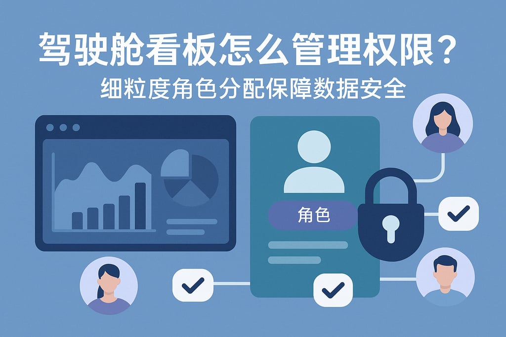 驾驶舱看板怎么管理权限？细粒度角色分配保障数据安全