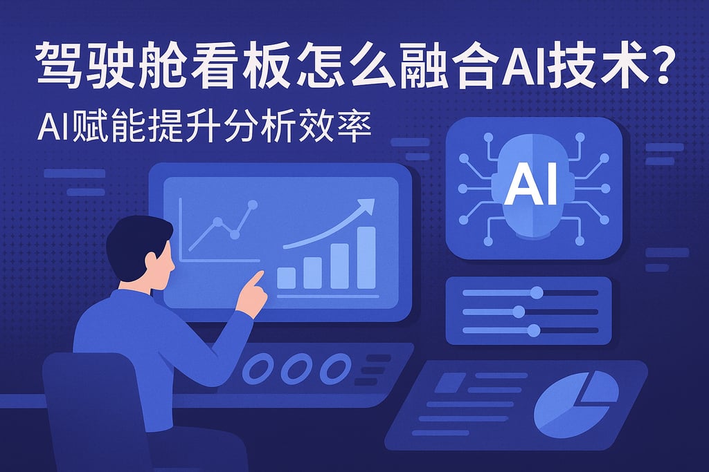 驾驶舱看板怎么融合AI技术？AI赋能提升分析效率