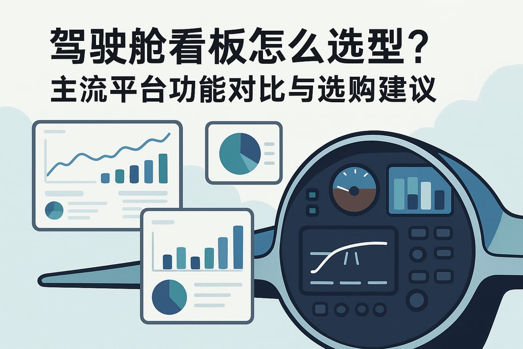 驾驶舱看板怎么选型？主流平台功能对比与选购建议