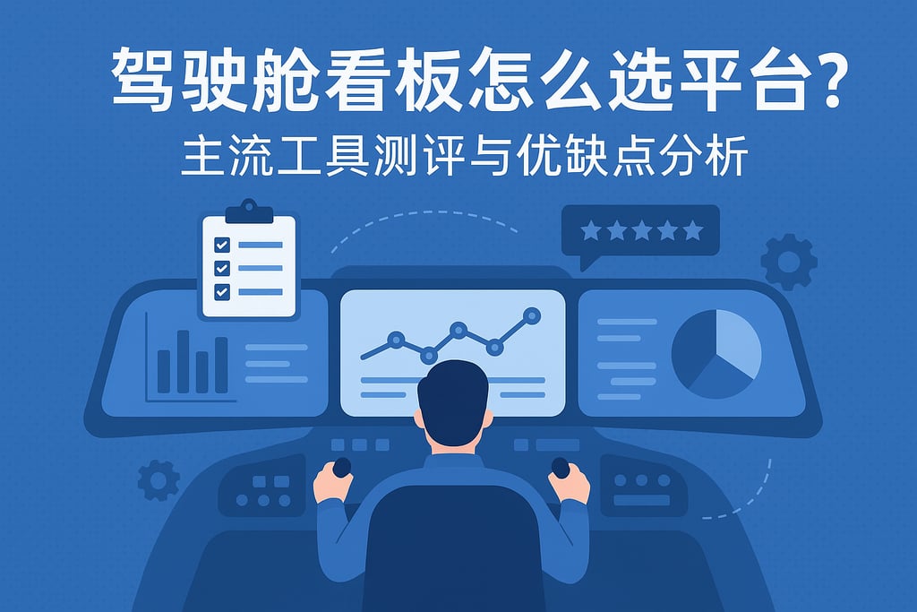 驾驶舱看板怎么选平台？主流工具测评与优缺点分析