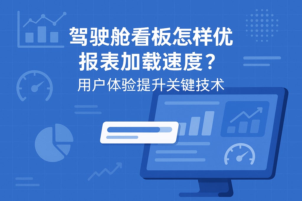 驾驶舱看板怎样优化报表加载速度？用户体验提升关键技术
