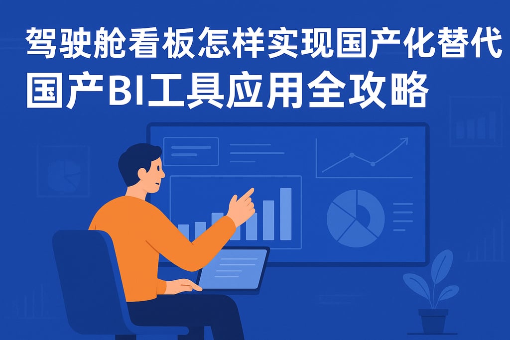 驾驶舱看板怎样实现国产化替代？国产BI工具应用全攻略