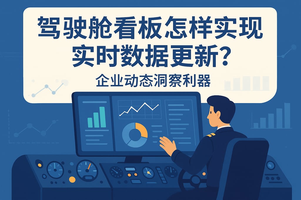 驾驶舱看板怎样实现实时数据更新？企业动态洞察利器