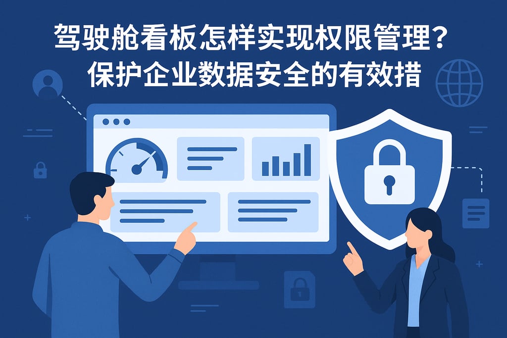 驾驶舱看板怎样实现权限管理？保护企业数据安全的有效措施