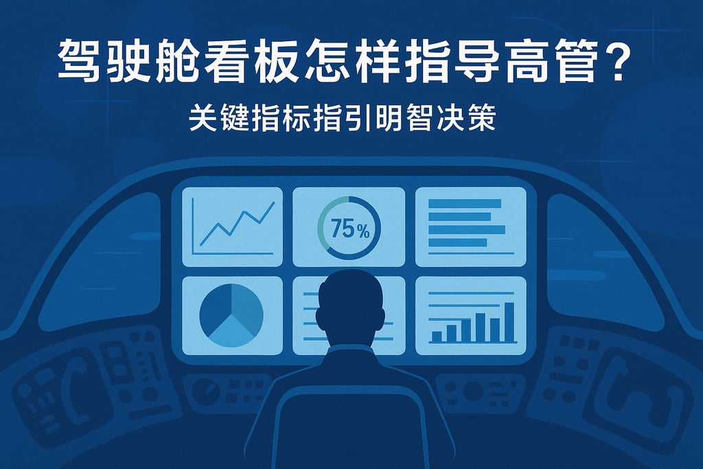 驾驶舱看板怎样指导高管战略？关键指标指引明智决策