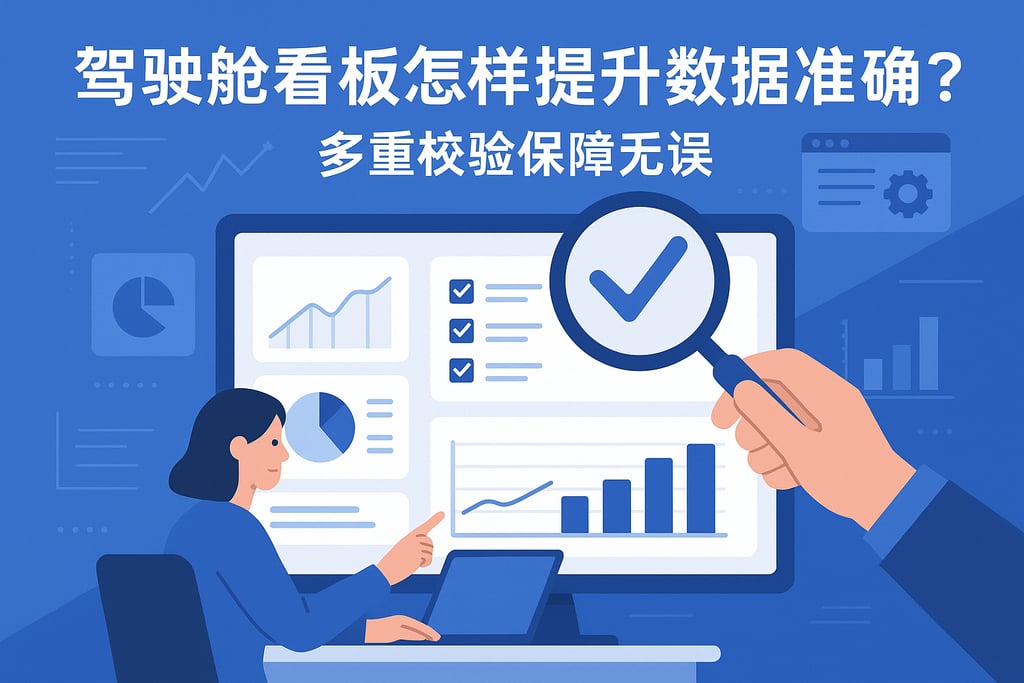 驾驶舱看板怎样提升数据准确性？多重校验保障无误