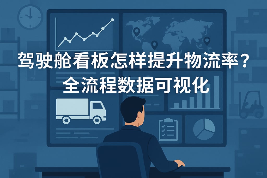 驾驶舱看板怎样提升物流效率？全流程数据可视化