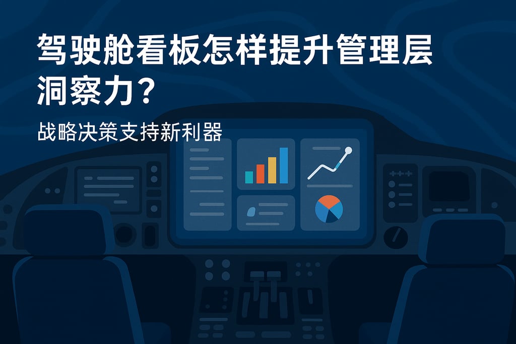 驾驶舱看板怎样提升管理层洞察力？战略决策支持新利器