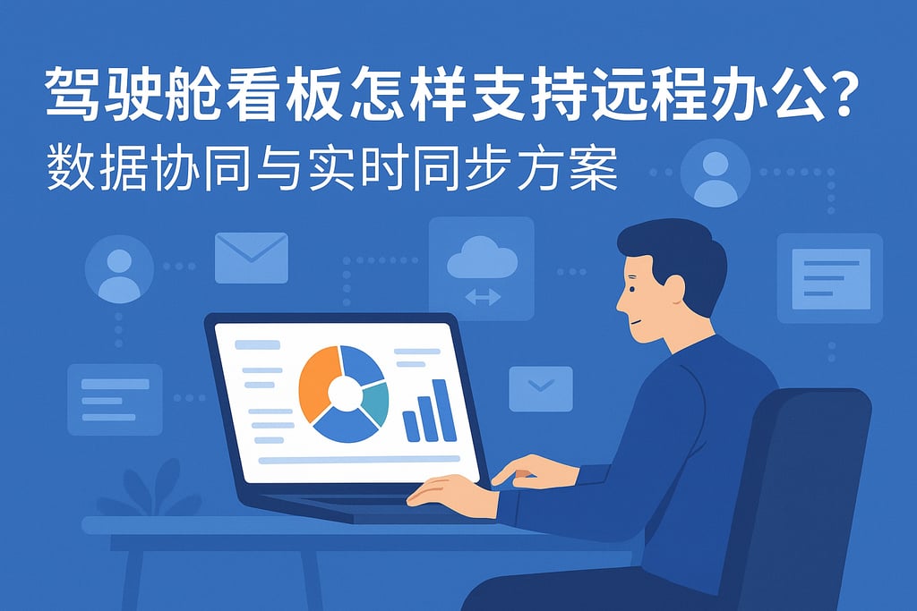 驾驶舱看板怎样支持远程办公？数据协同与实时同步方案