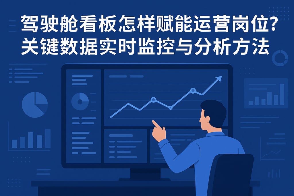 驾驶舱看板怎样赋能运营岗位？关键数据实时监控与分析方法