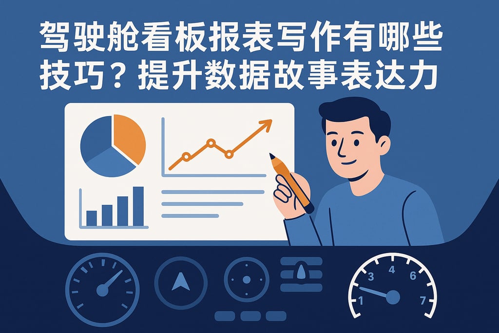 驾驶舱看板报表写作有哪些技巧？提升数据故事表达力