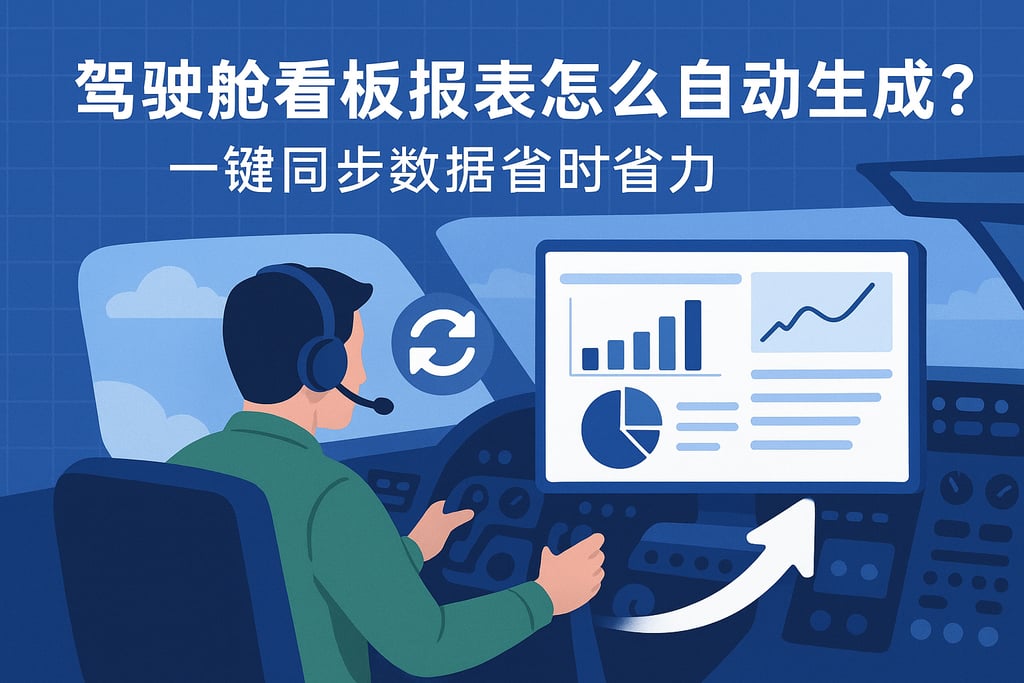 驾驶舱看板报表怎么自动生成？一键同步数据省时省力
