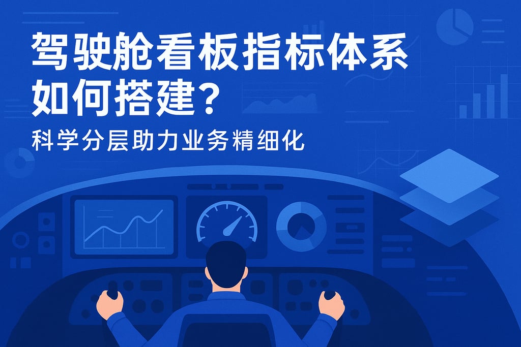 驾驶舱看板指标体系如何搭建？科学分层助力业务精细化