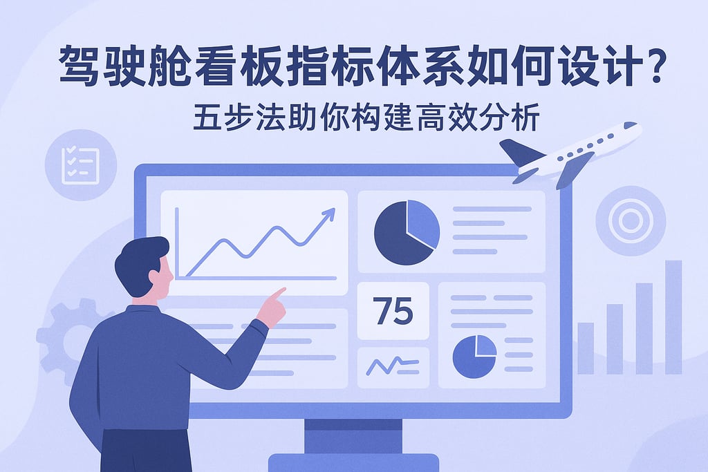 驾驶舱看板指标体系如何设计？五步法助你构建高效分析