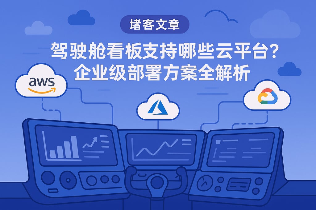 驾驶舱看板支持哪些云平台？企业级部署方案全解析