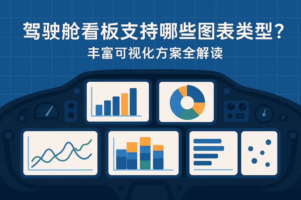 驾驶舱看板支持哪些图表类型？丰富可视化方案全解读